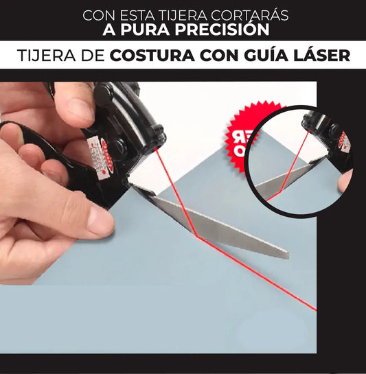 Tijeras de Costura con Guía Láser