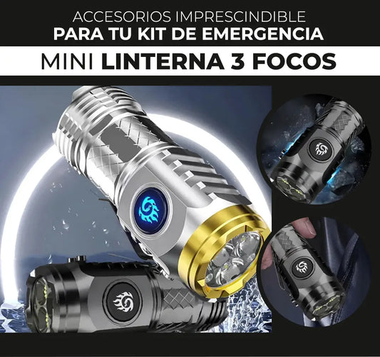 Mini Literna 3 Focos