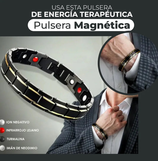 Pulsera Magnética Saludable Black Liquidacion