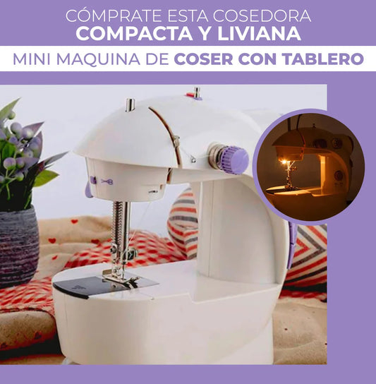 Mini Máquina De Coser Con Tablero