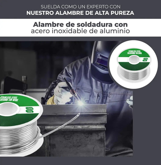 Alambre de Soldadura con Acero Inoxidable de Aluminio